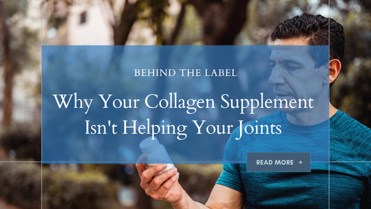 Why Your Collagen Supplement Isn't Helping Your Joints (And What to Take Instead)